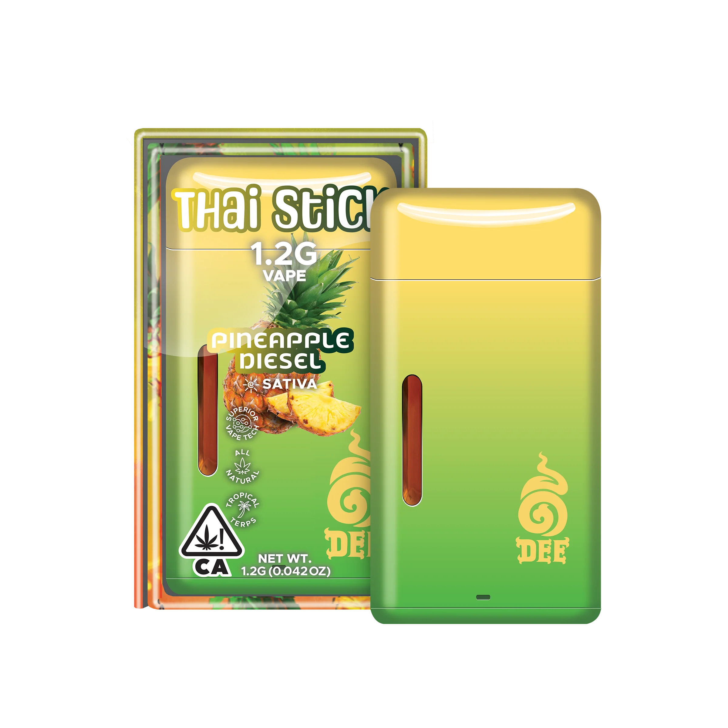 Dee Pineapple Diesel Sativa Vape 1.2g