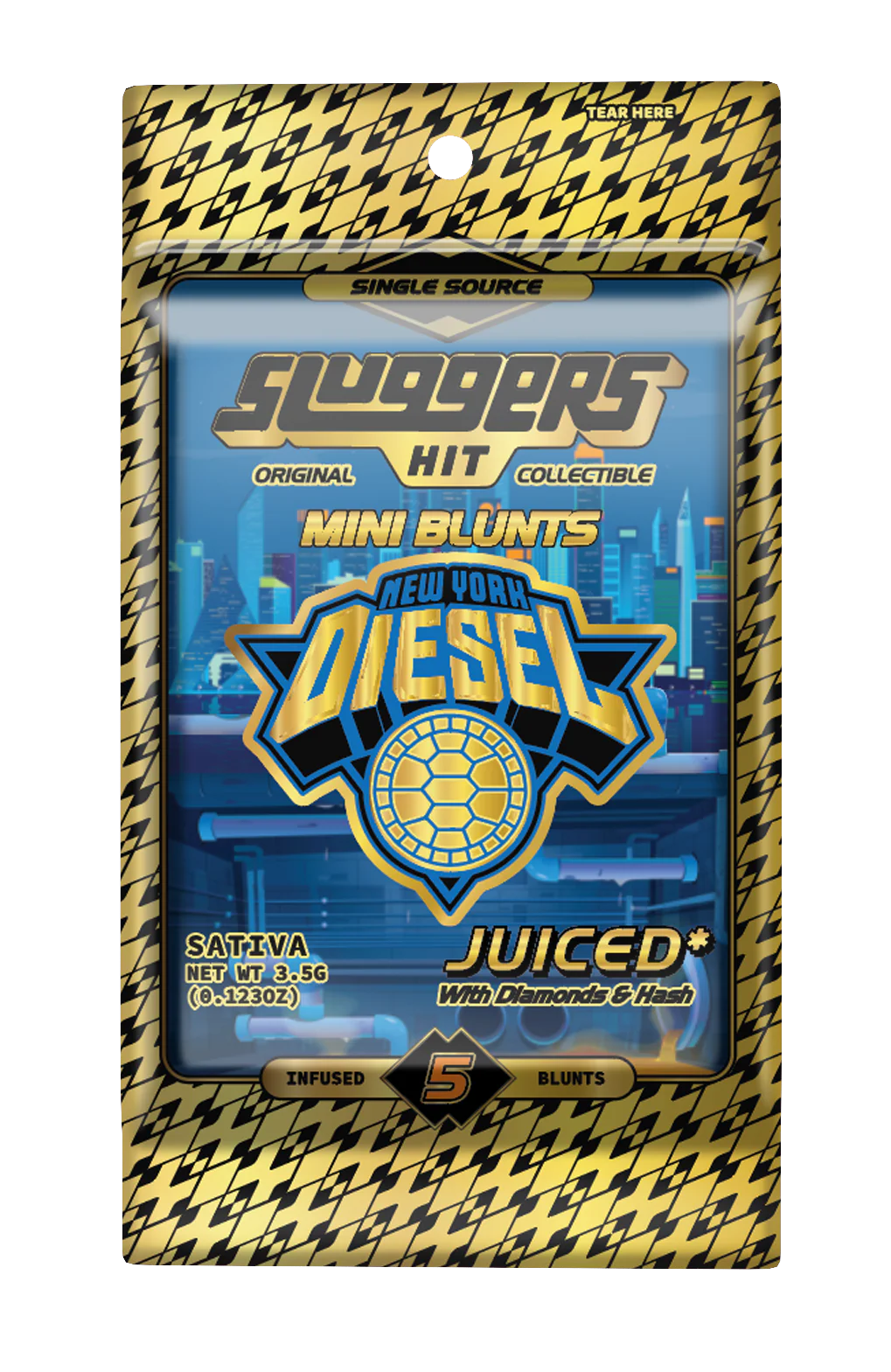 NYC Diesel Sativa Mini Blunt 5pk