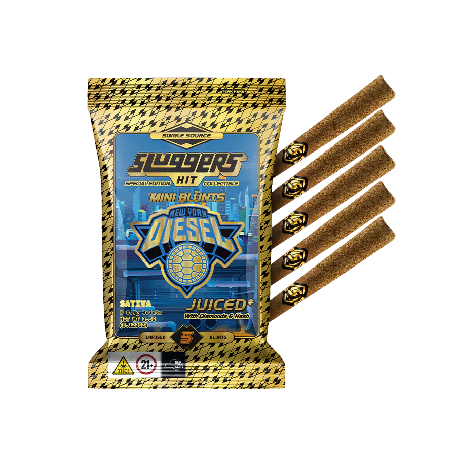 NYC Diesel Sativa Mini Blunts 5pk - Image 2
