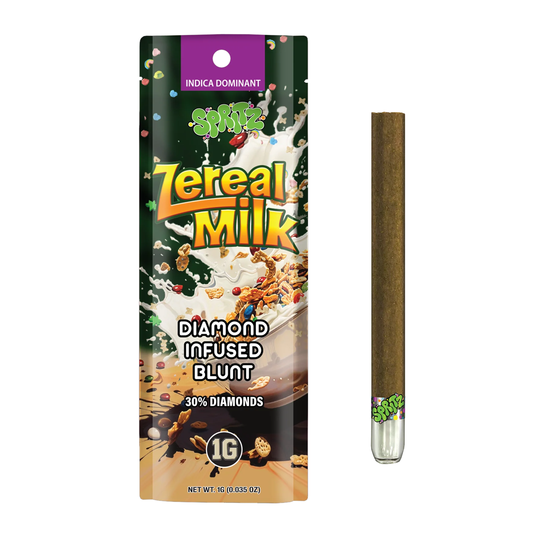 Spritz Zereal Milk Indica 1g Infused Blunt